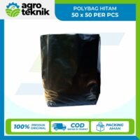 Polybag Hitam Ukuran 50 x 50 Per Pcs Plastik Polibag Tanaman
