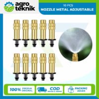 10 PCS NOZZLE METAL ADJUSTABLE