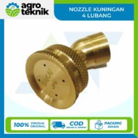 NOZZLE KUNINGAN 4 HOLE