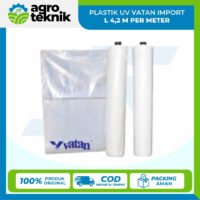 Plastik UV Vatan 200 Micron Lebar 4,2 Meter Eceran Dijual Per Meter